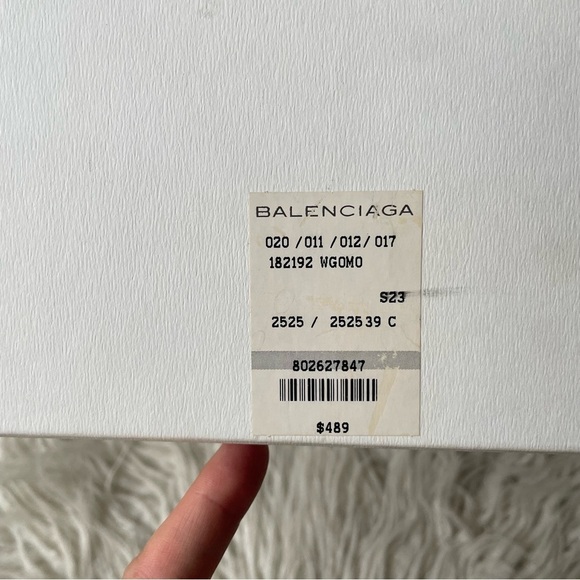 Balenciaga Brown Python Snake Leather Pointed Toe Heeled Ankle Bootie Size 39 - Picture 10 of 11